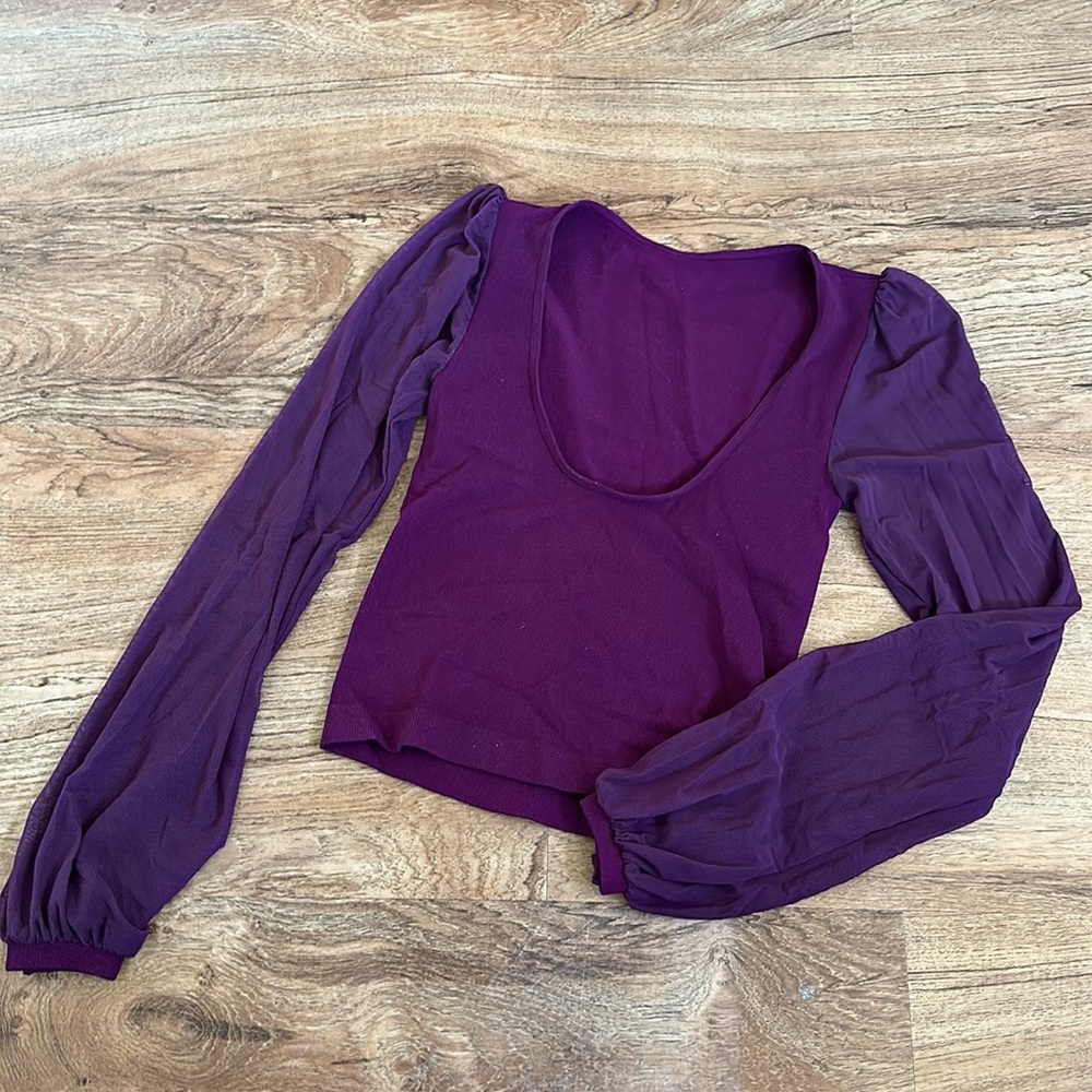 Free People Purple top